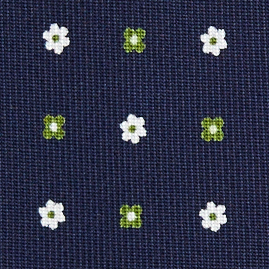 DARK BLUE 7 FOLD SARTORIAL SILK TIE