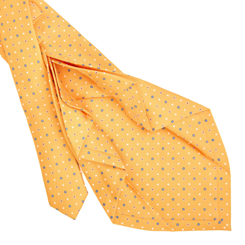 YELLOW 7 FOLD SARTORIAL SILK TIE