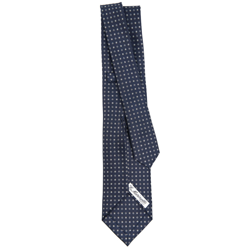 DARK BLUE SEVEN-FOLD TIE