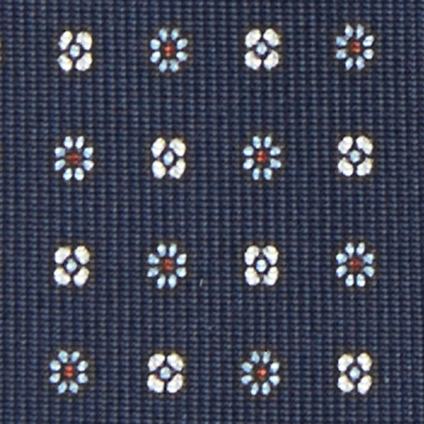 DARK BLUE SEVEN-FOLD TIE