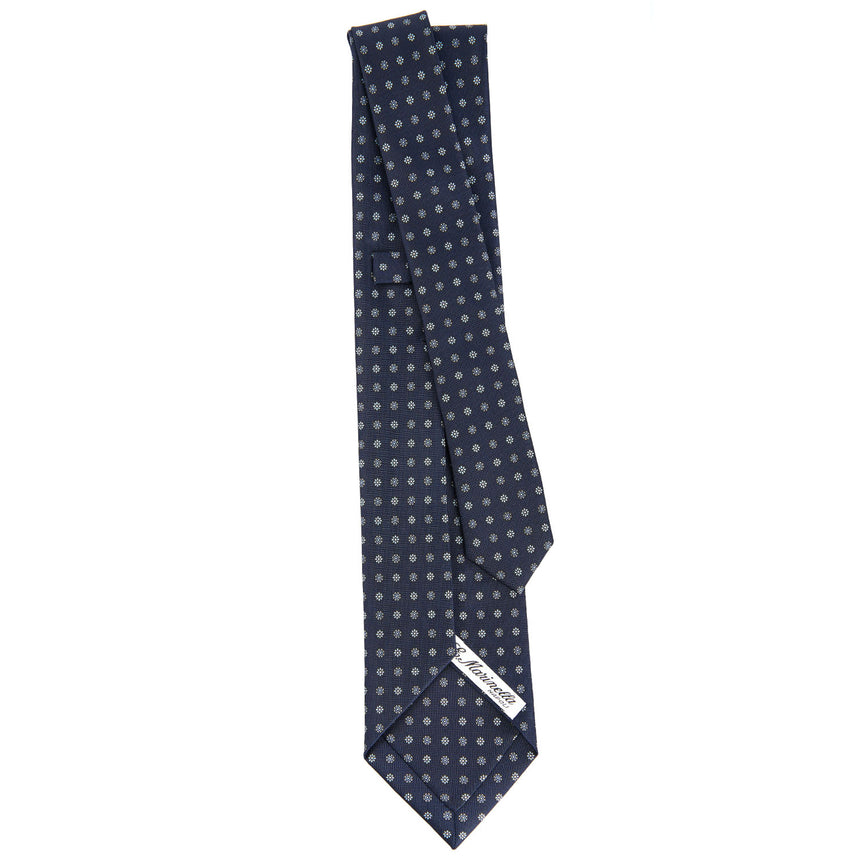 DARK BLUE 7 FOLD SARTORIAL SILK TIE