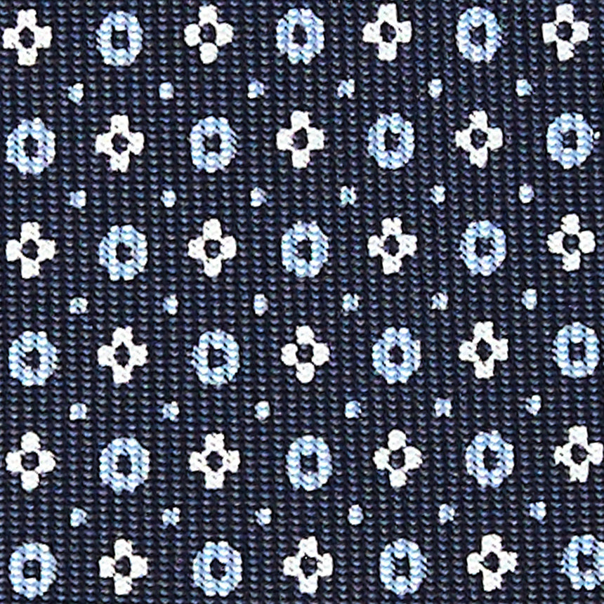 DARK BLUE 7 FOLD SARTORIAL SILK TIE