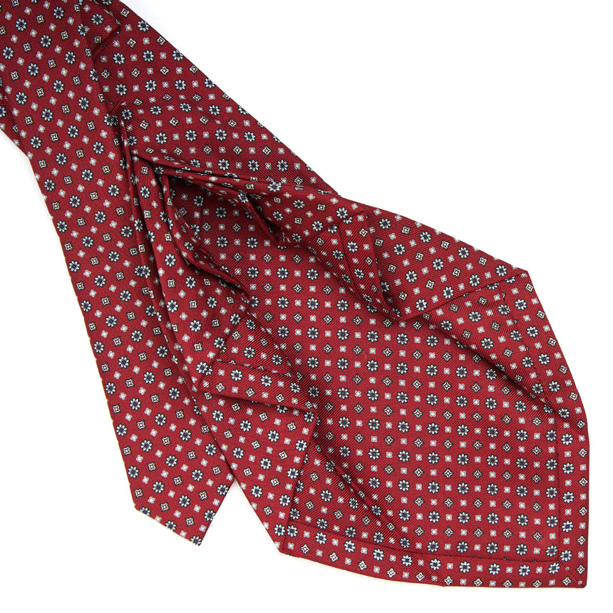 BURGUNDY 9 FOLD SARTORIAL SILK TIE