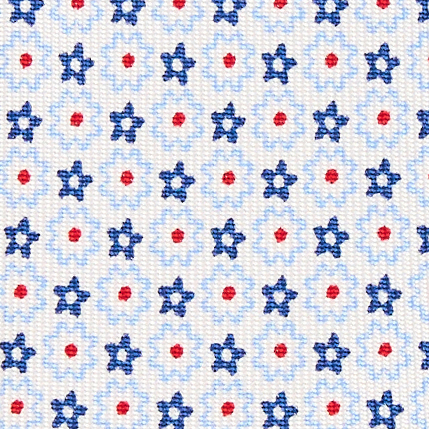 WHITE 9 FOLD SARTORIAL SILK TIE