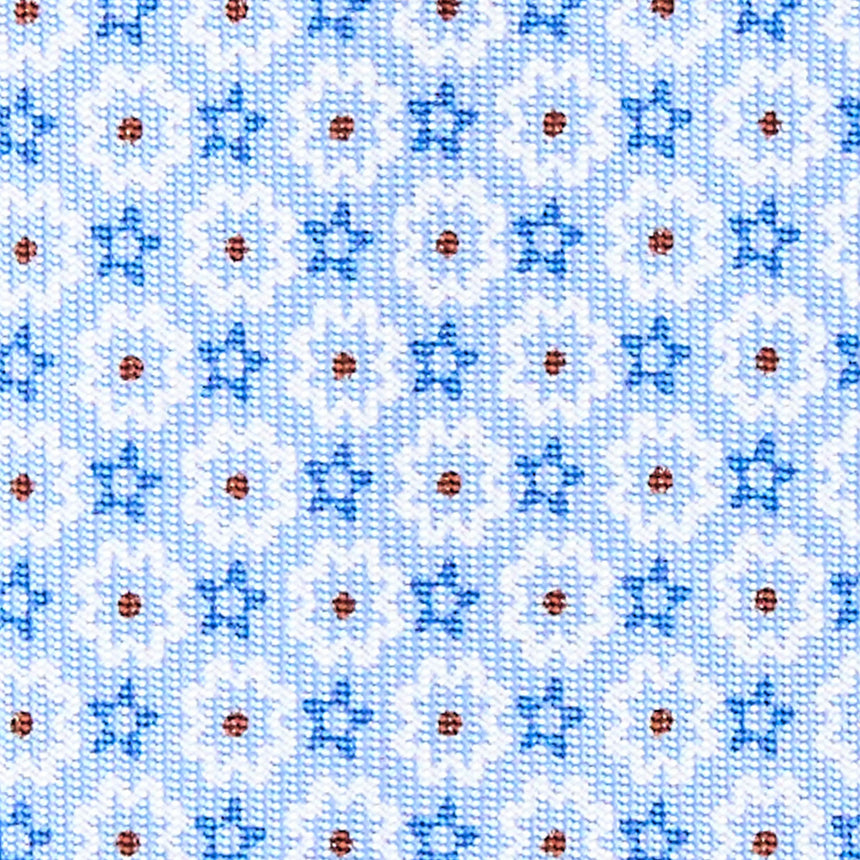 CRAVATTA SARTORIALE 9 PIEGHE IN SETA AZZURRA