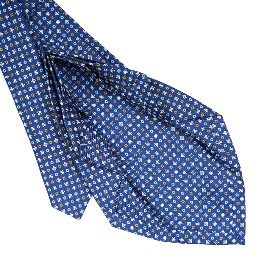 BLUE 9 FOLD SARTORIAL SILK TIE