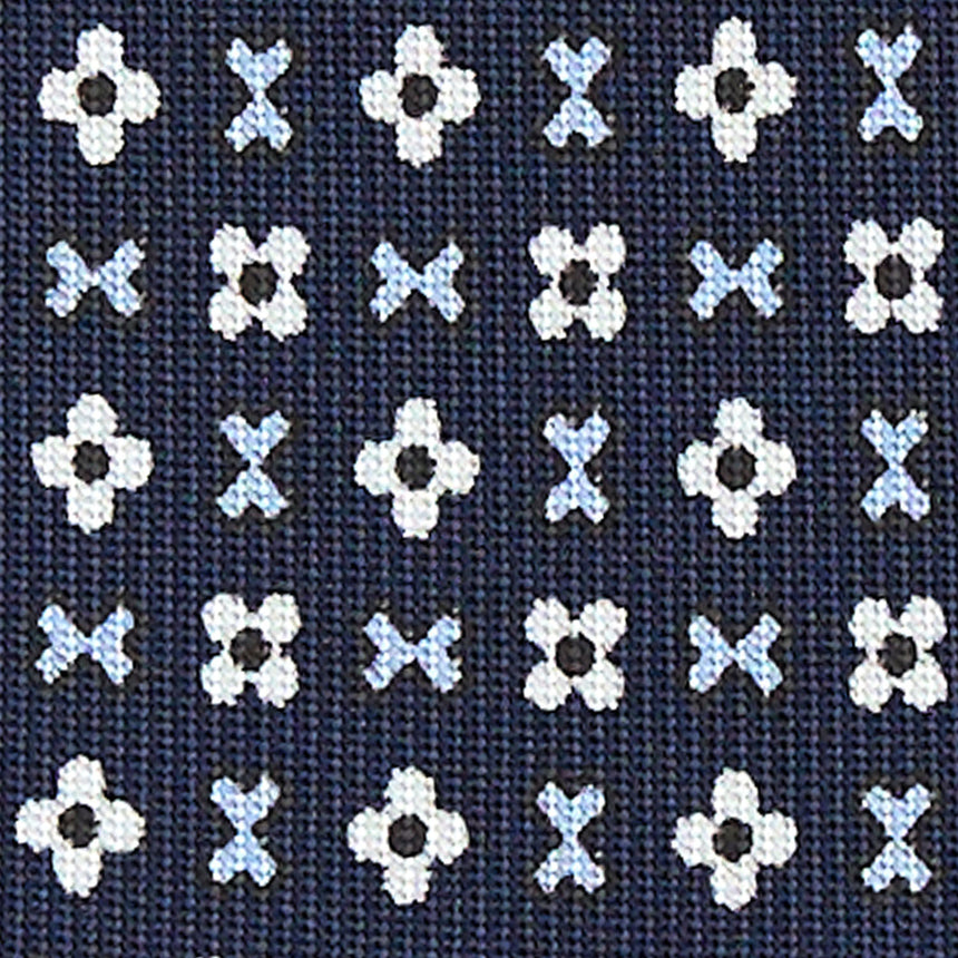 DARK BLUE 9 FOLD SARTORIAL SILK TIE