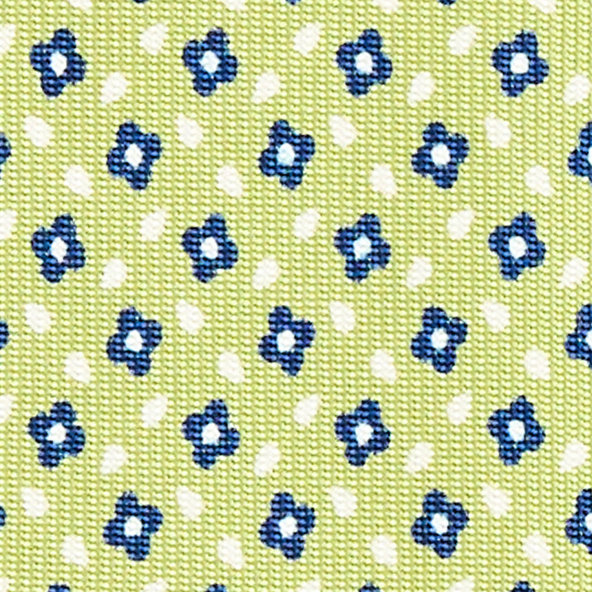 CRAVATTA SARTORIALE 9 PIEGHE IN SETA VERDE CHIARO