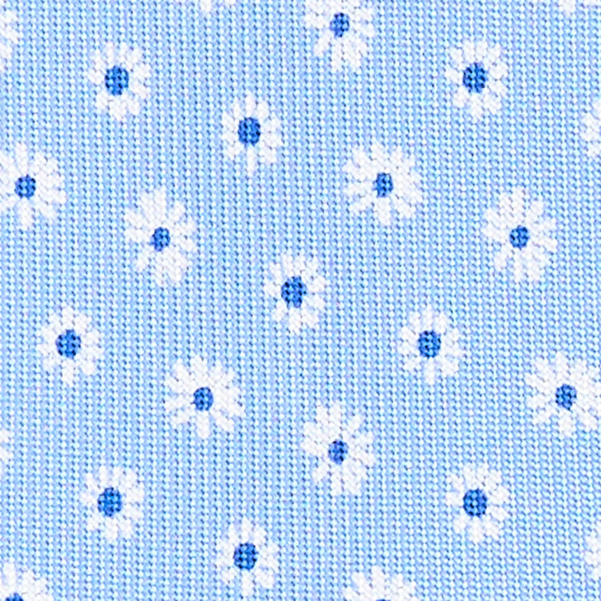 CRAVATTA SARTORIALE 9 PIEGHE IN SETA AZZURRA