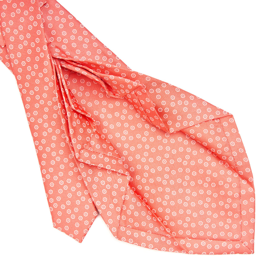 ORANGE 9 FOLD SARTORIAL SILK TIE