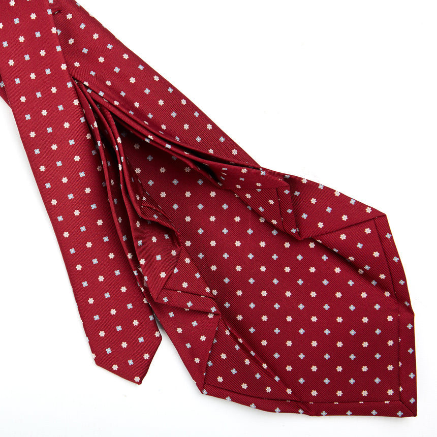 BURGUNDY 9 FOLD SARTORIAL SILK TIE