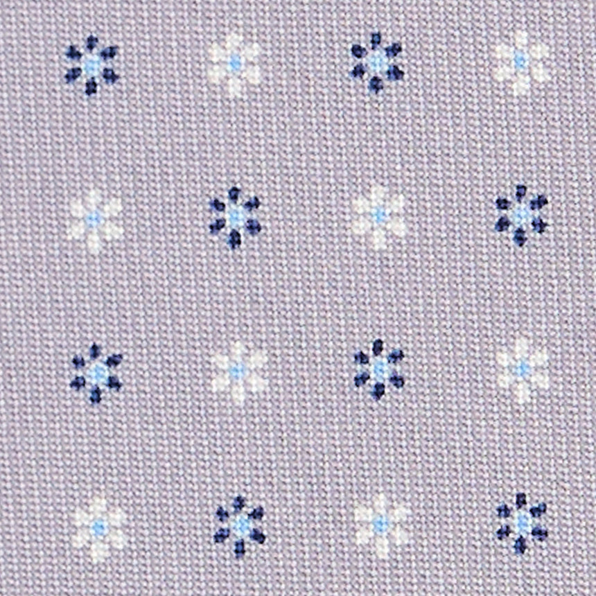 LIGHT GREY 9 FOLD SARTORIAL SILK TIE