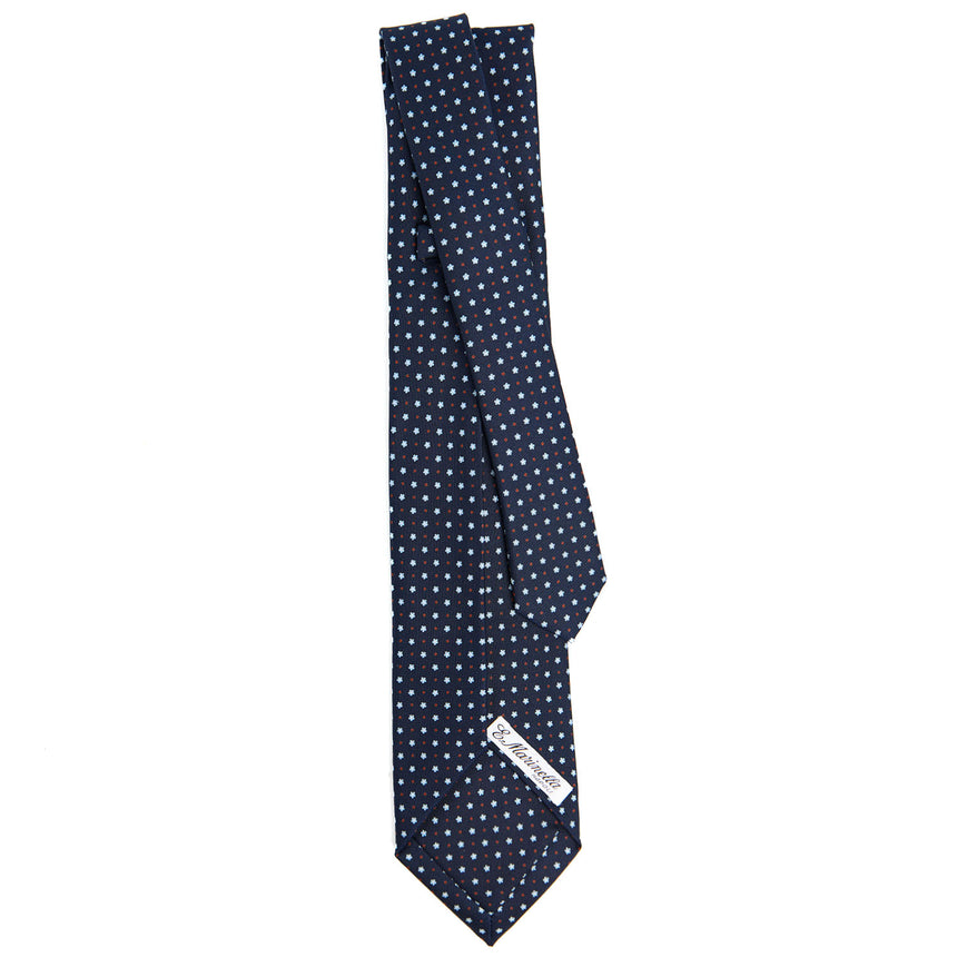 DARK BLUE 9 FOLD SARTORIAL SILK TIE