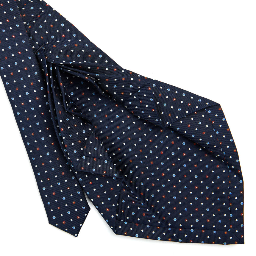 DARK BLUE 9 FOLD SARTORIAL SILK TIE