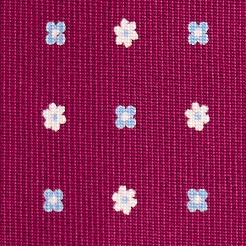 FUCHSIA 9 FOLD SARTORIAL SILK TIE