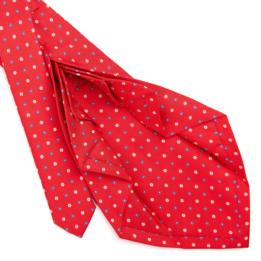 RED 9 FOLD SARTORIAL SILK TIE