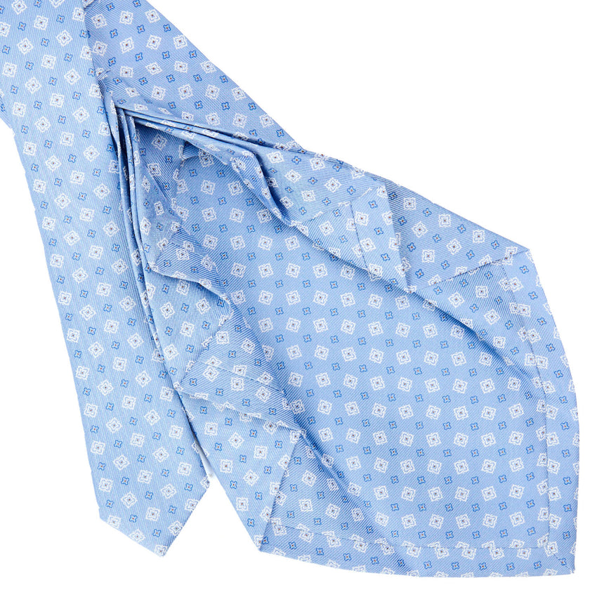 LIGHT BLUE 9 FOLD SARTORIAL SILK TIE