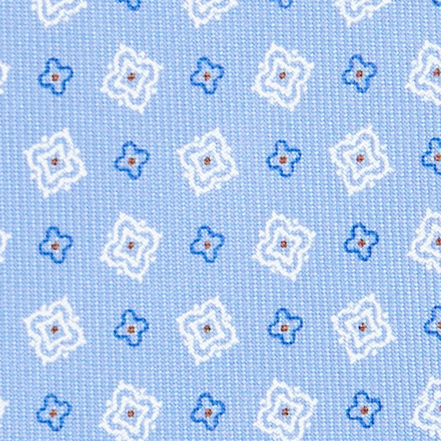 LIGHT BLUE 9 FOLD SARTORIAL SILK TIE