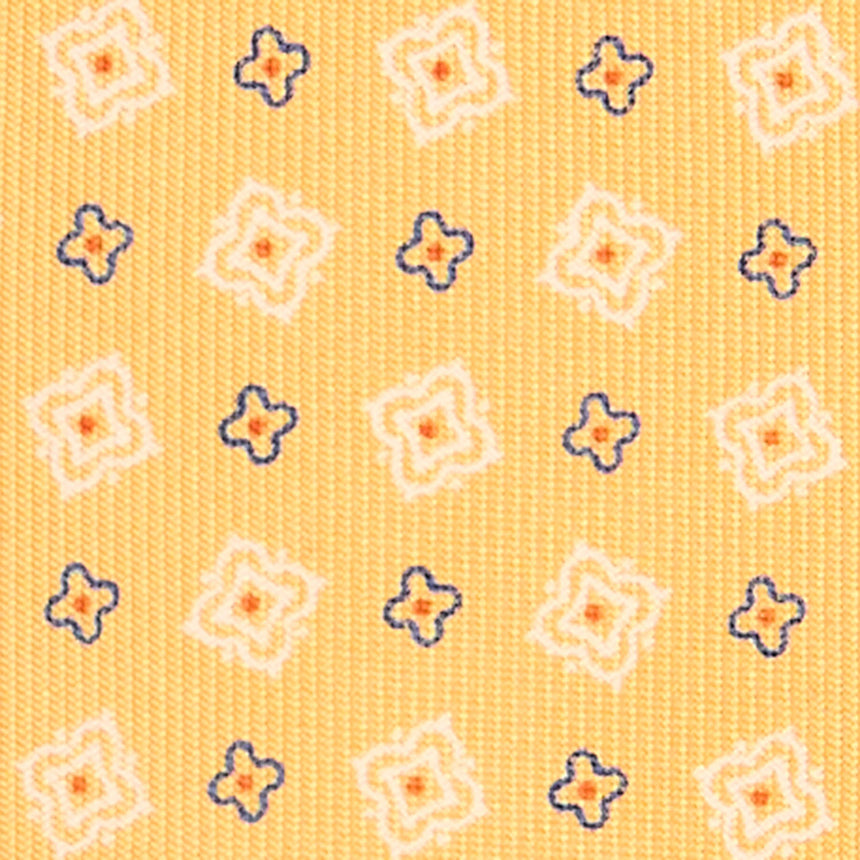 YELLOW 9 FOLD SARTORIAL SILK TIE