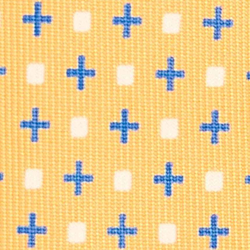 YELLOW 9 FOLD SARTORIAL SILK TIE