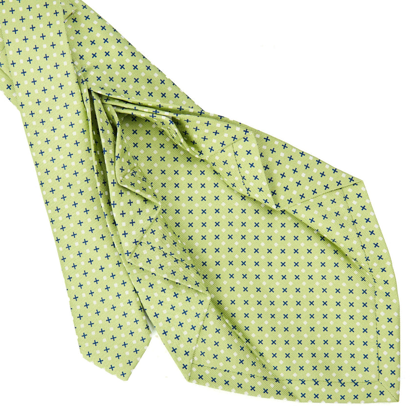 LIGHT GREEN 9 FOLD SARTORIAL SILK TIE