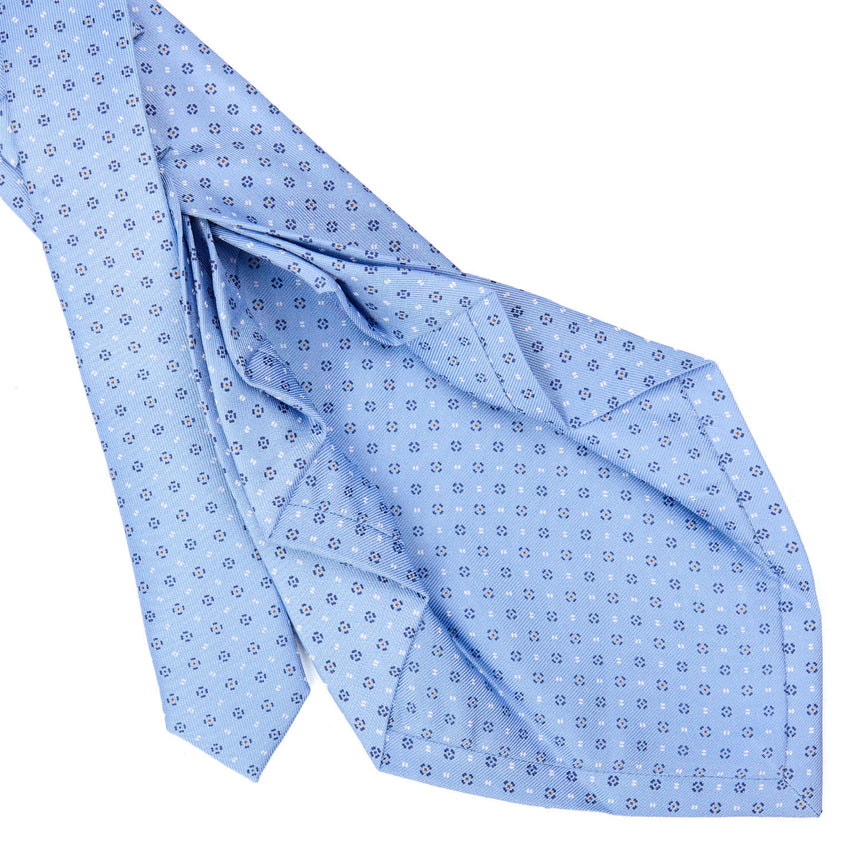 LIGHT BLUE 9 FOLD SARTORIAL SILK TIE