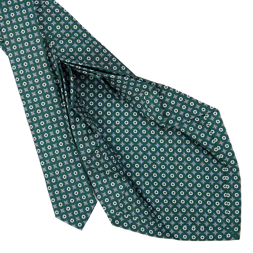 DARK GREEN 9 FOLD SARTORIAL SILK TIE