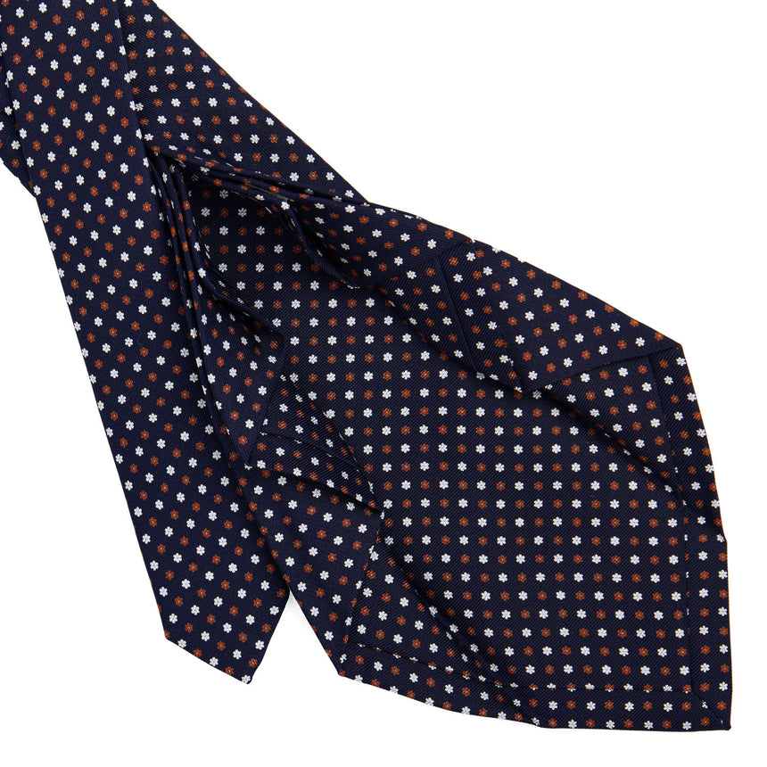 DARK BLUE 9 FOLD SARTORIAL SILK TIE
