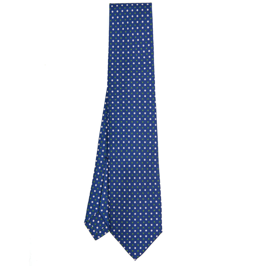 BLUE 9 FOLD SARTORIAL SILK TIE