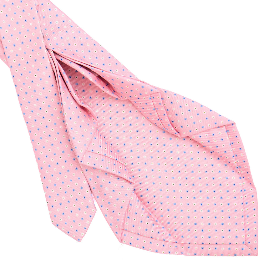 PINK 9 FOLD SARTORIAL SILK TIE