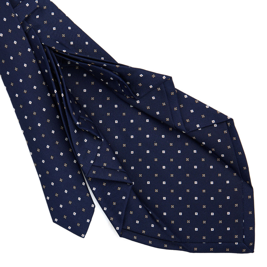 DARK BLUE 9 FOLD SARTORIAL SILK TIE