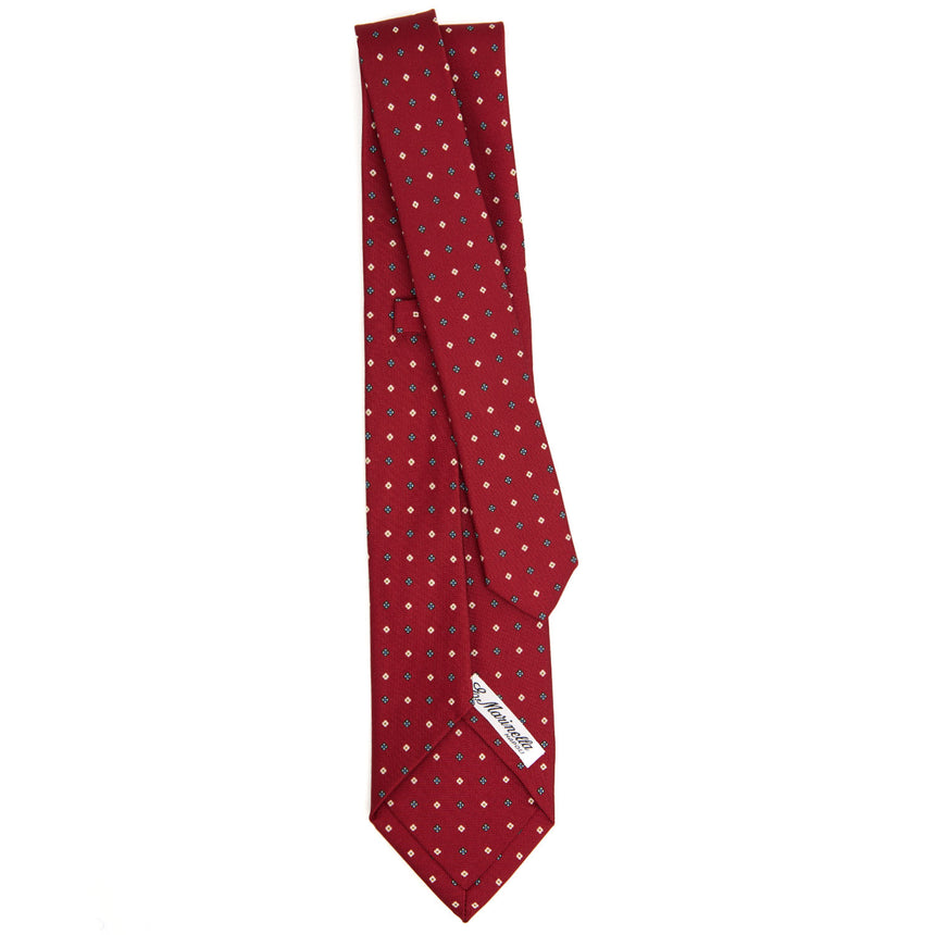 BURGUNDY 9 FOLD SARTORIAL SILK TIE