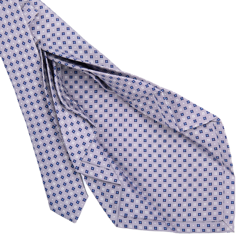 LIGHT GREY 9 FOLD SARTORIAL SILK TIE