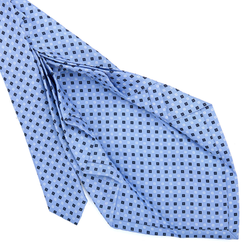 LIGHT BLUE 9 FOLD SARTORIAL SILK TIE