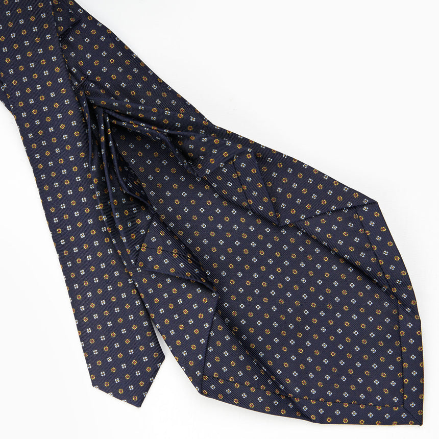 DARK BLUE 9 FOLD SARTORIAL SILK TIE