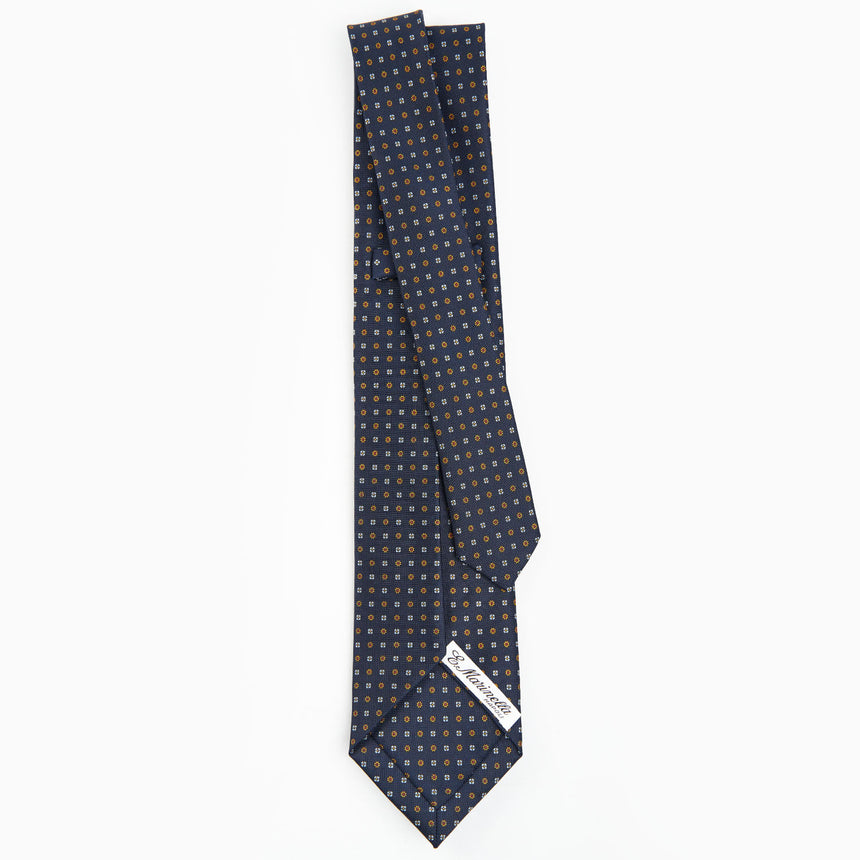 DARK BLUE 9 FOLD SARTORIAL SILK TIE