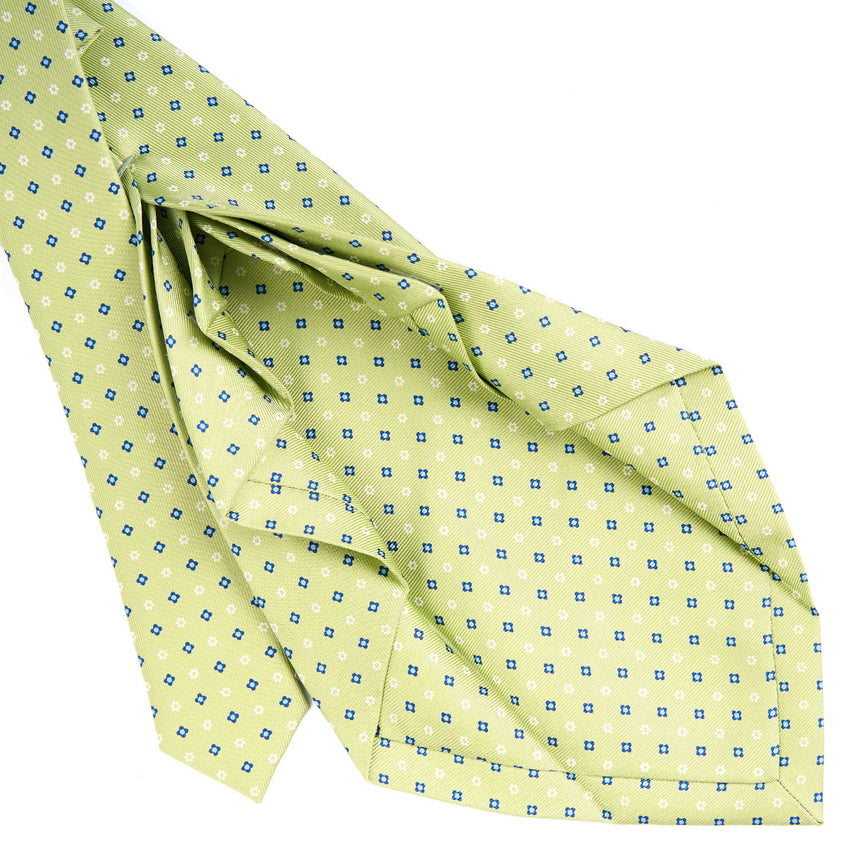 LIGHT GREEN 9 FOLD SARTORIAL SILK TIE