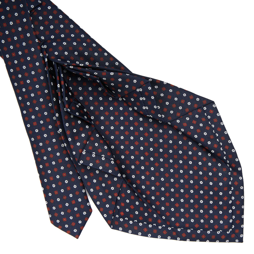 DARK BLUE 9 FOLD SARTORIAL SILK TIE