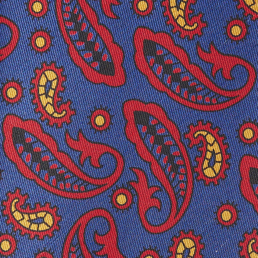 CRAVATTA IN SETA BLU