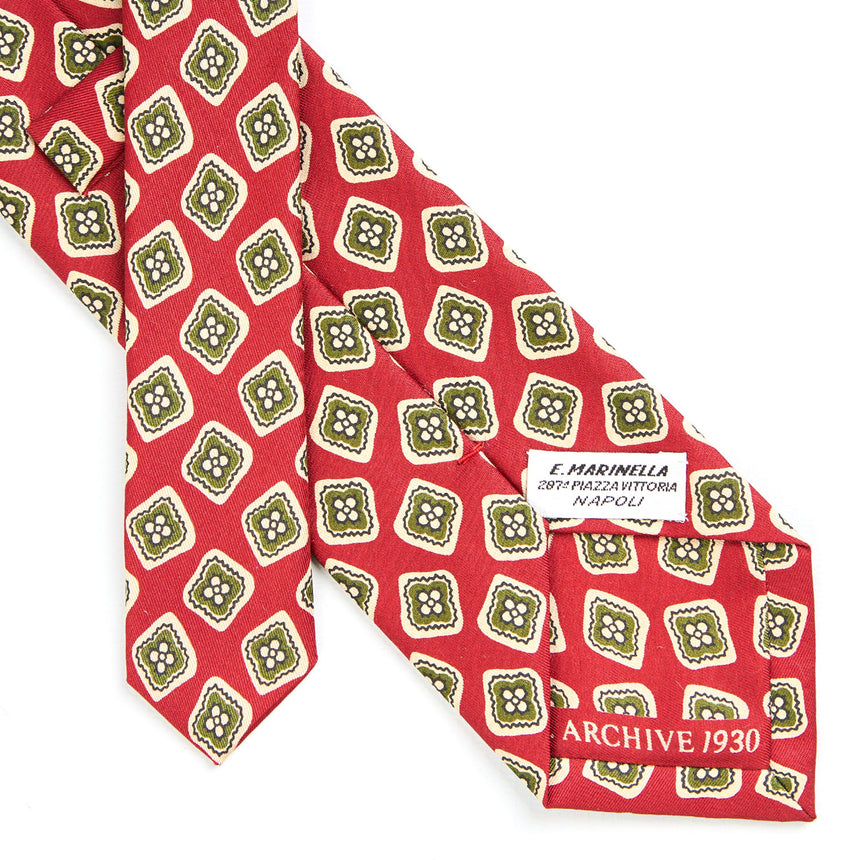 RED SILK TIE