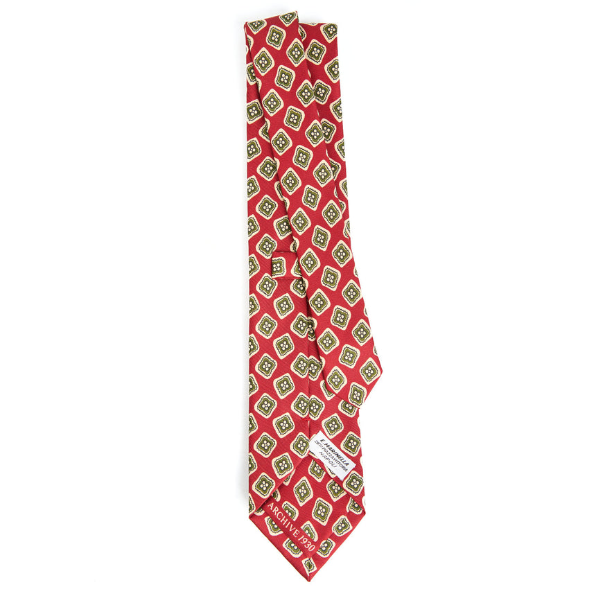 RED SILK TIE