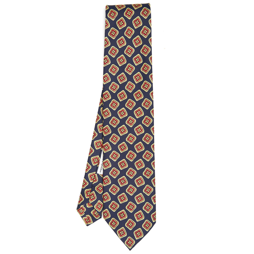 CRAVATTA IN SETA BLU SCURO