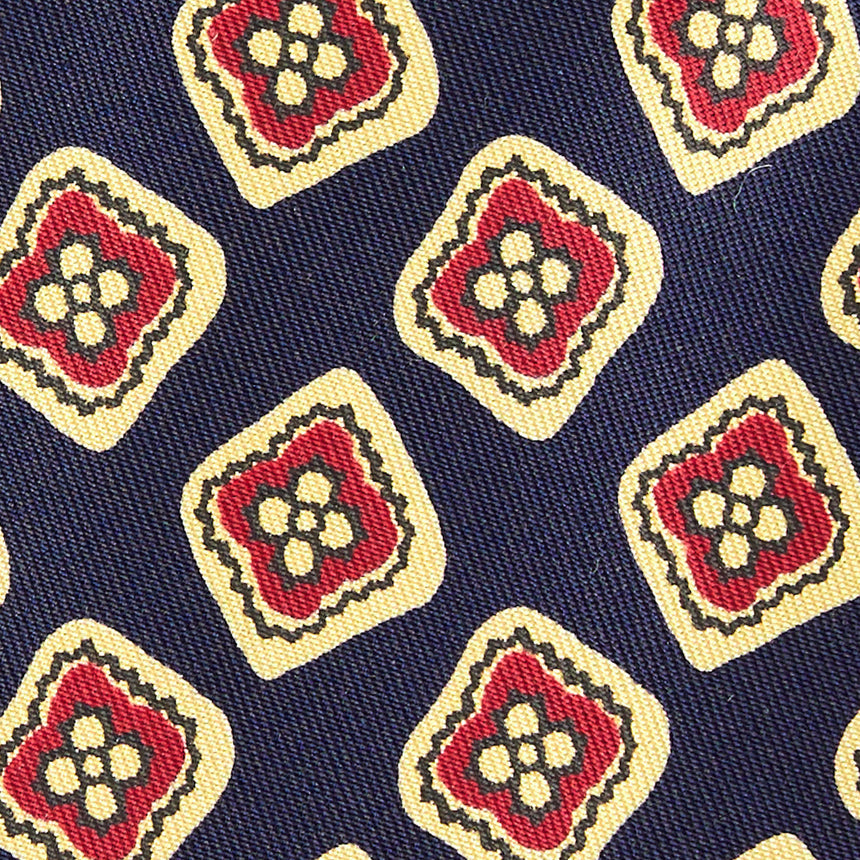 CRAVATTA IN SETA BLU SCURO