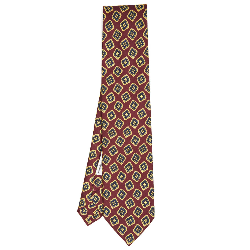 BURGUNDY SILK TIE