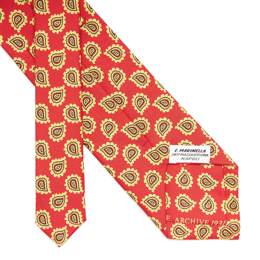 RED SILK TIE