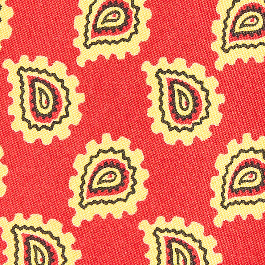 RED SILK TIE