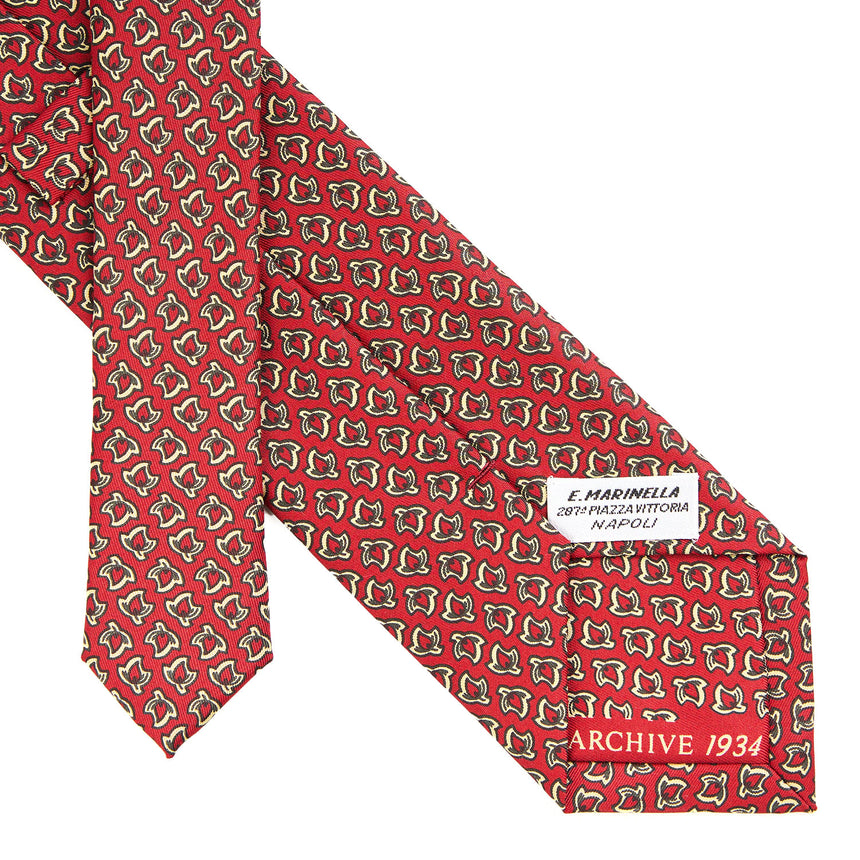 RED SILK TIE