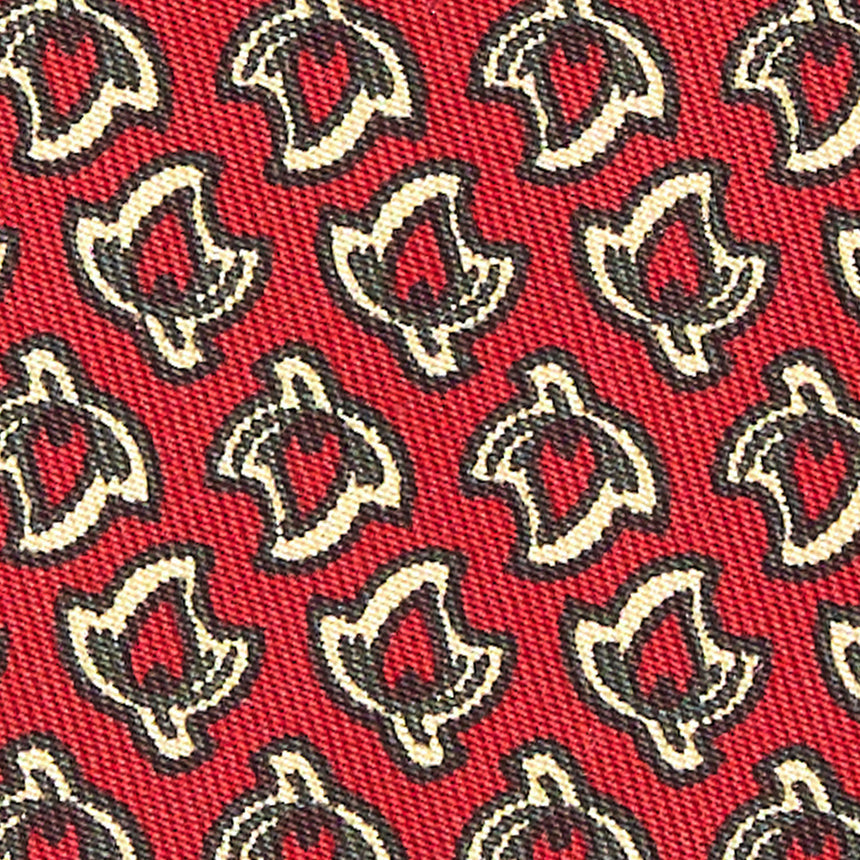 RED SILK TIE