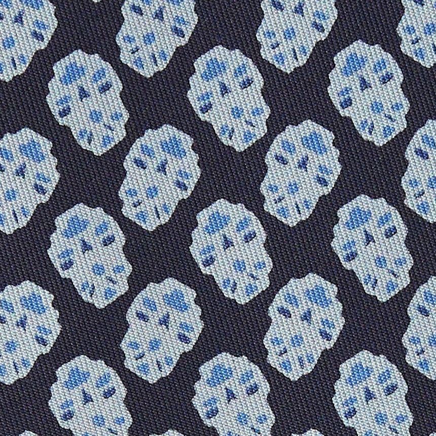 DARK BLUE SILK TIE