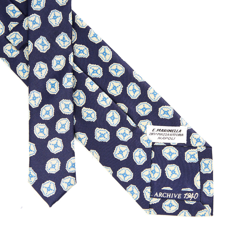 DARK BLUE SILK TIE